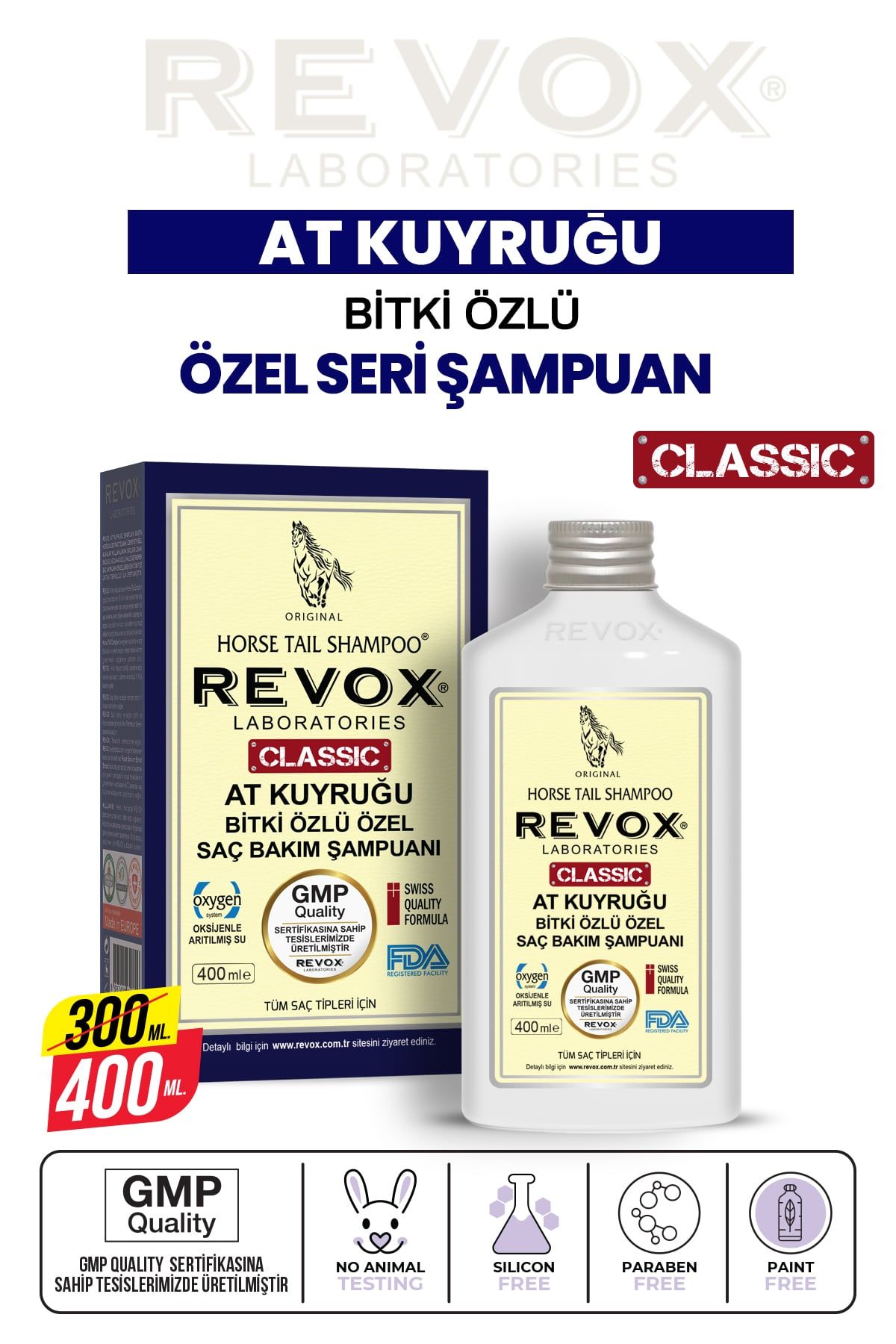 At Kuyruğu Bitki Özlü Saç Bakım Şampuanı / 400 ml.