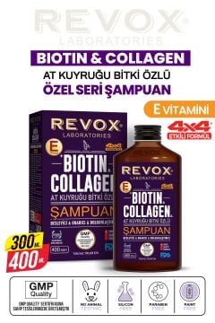 Biotin ve Collagen, At Kuyruğu Bitki Özlü Şampuan