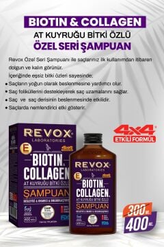 Biotin ve Collagen, At Kuyruğu Bitki Özlü Şampuan