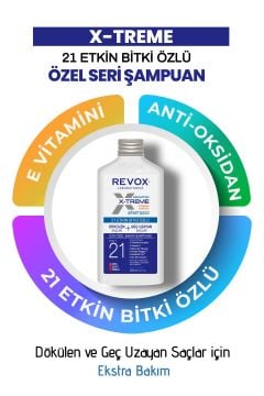 X-Treme Dökülen ve Geç uzayan Saçlar İçin Ekstra Bakım Şampuanı