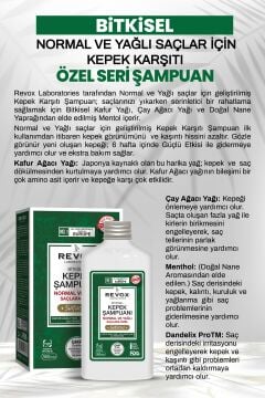Bitkisel Kepeğe Karşı Etkili Şampuan Tuzsuz Sülfatsız / Normal Ve Yağlı Saçlar için