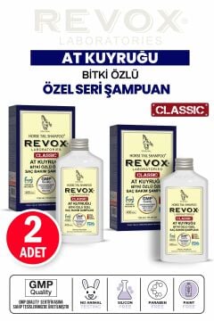 At Kuyruğu Bitki Özlü Saç Bakım Şampuanı / 400 ml. x 2 adet SET