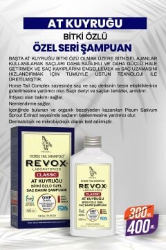 At Kuyruğu Bitki Özlü Saç Bakım Şampuanı / 400 ml. x 2 adet SET